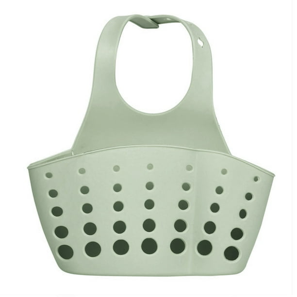 Hanging Home Kitchen Sponge Basket Bath Drain Bag Storage Tool Holder Portable